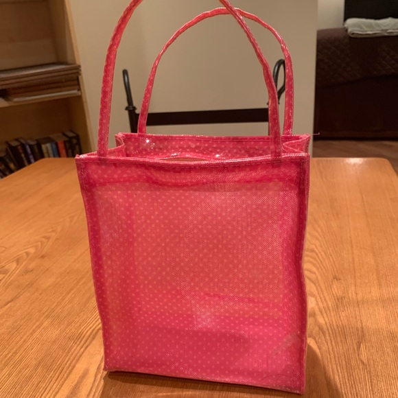 Estee Lauder Handbags - (49) Estée Lauder pink polka dot bag